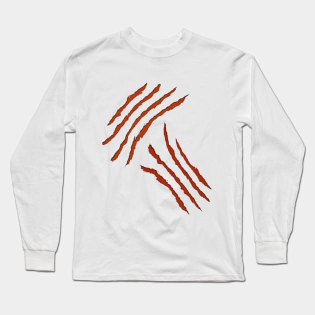 Claw marks. Long Sleeve T-Shirt by antaris